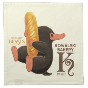 Kowalski Bakery - Niffler With Bread Cloth Napkin