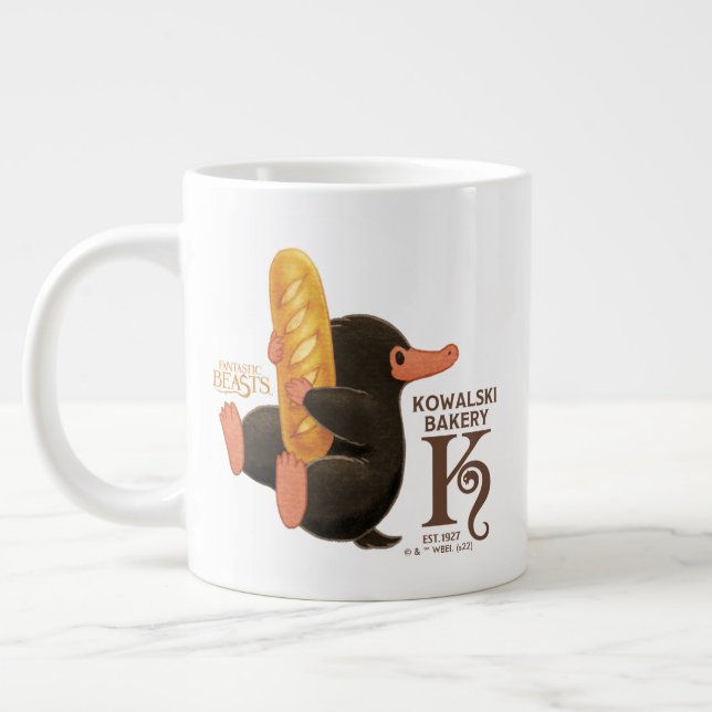 Kowalski Bakery - Niffler With Bread Giant Coffee Mug (Left)