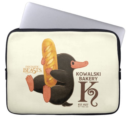 Kowalski Bakery _ Niffler With Bread Laptop Sleeve