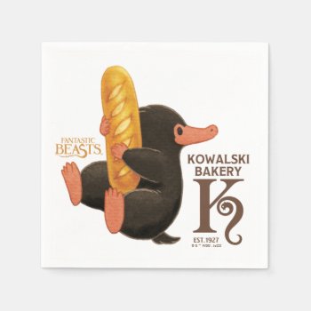Kowalski Bakery - Niffler With Bread Napkins by fantasticbeasts at Zazzle