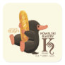 Kowalski Bakery - Niffler With Bread Square Sticker