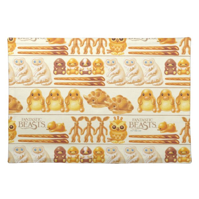 Kowalski Bakery Rows of Treats Pattern Cloth Placemat (Front)