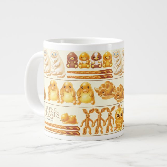 Kowalski Bakery Rows of Treats Pattern Giant Coffee Mug (Front Left)
