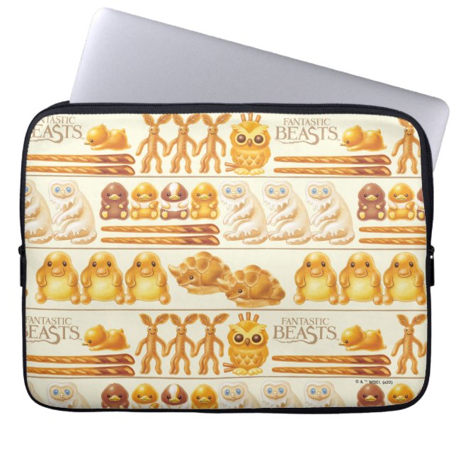 Kowalski Bakery Rows of Treats Pattern Laptop Sleeve (Front)
