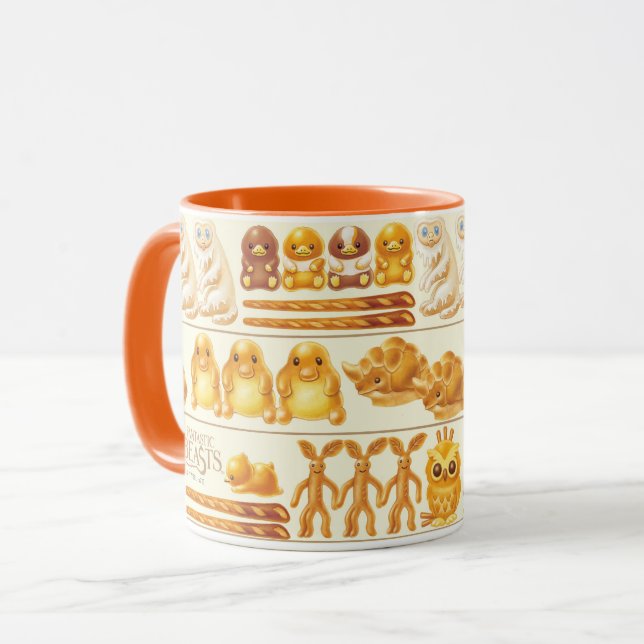 Kowalski Bakery Rows of Treats Pattern Mug (Front Left)
