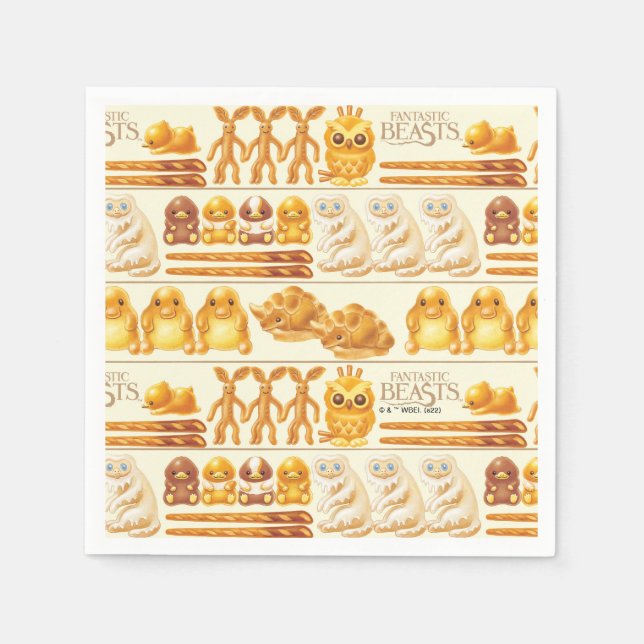 Kowalski Bakery Rows of Treats Pattern Napkins (Front)