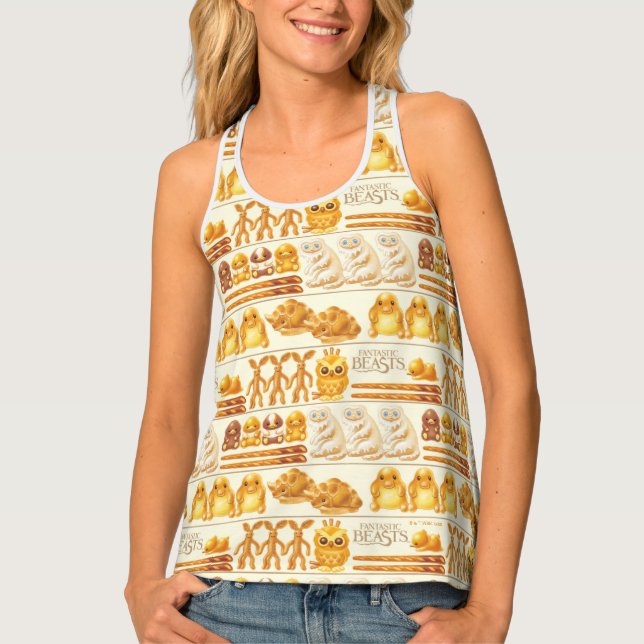 Kowalski Bakery Rows of Treats Pattern Tank Top (Front)