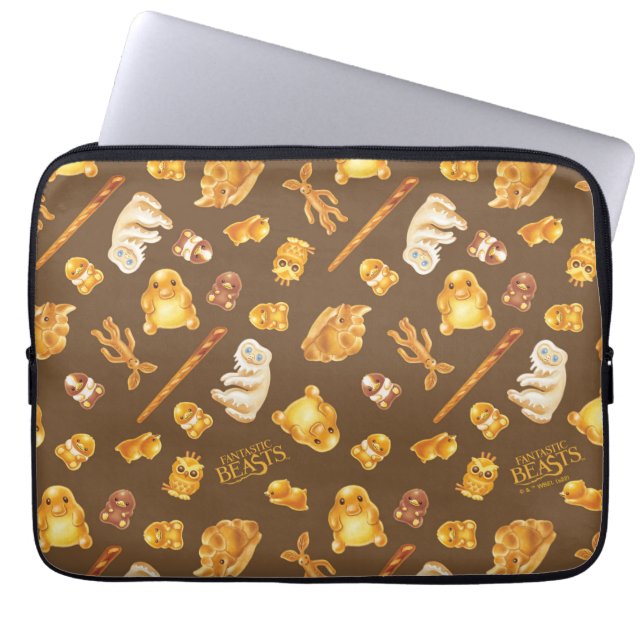 Kowalski Bakery Toss Pattern Laptop Sleeve (Front)