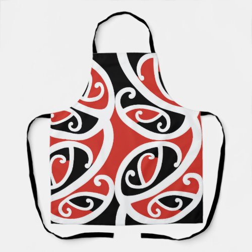 Kowhaiwhai Mangopare Maori Tribal Pattern Apron