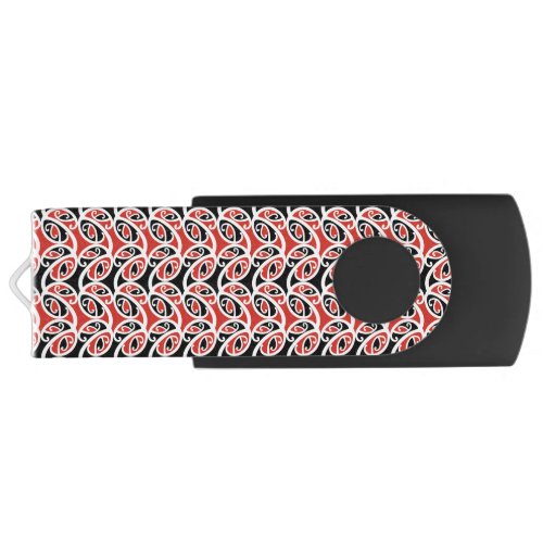 Kowhaiwhai Mangopare Maori Tribal Pattern Flash Drive