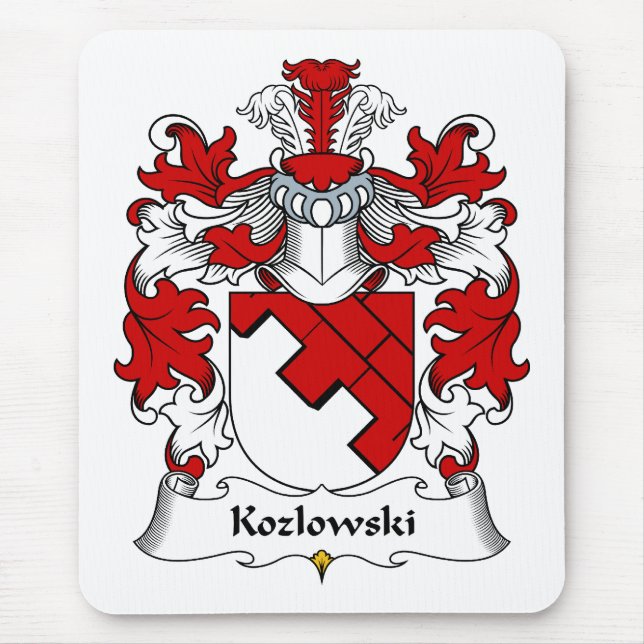 Kozlowski Family Crest Mouse Pad (Front)