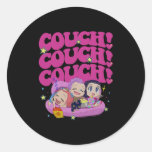 Kp Demon Hunters Halloween Couch! Couch! Couch! St Classic Round Sticker