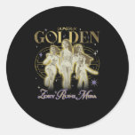 Kp Demon Hunters Halloween Huntrix Golden Trio Ste Classic Round Sticker
