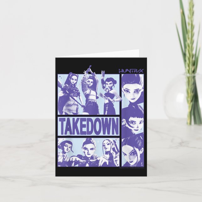 Kp Demon Hunters Halloween Huntrix Takedown Panel  Card (Front)