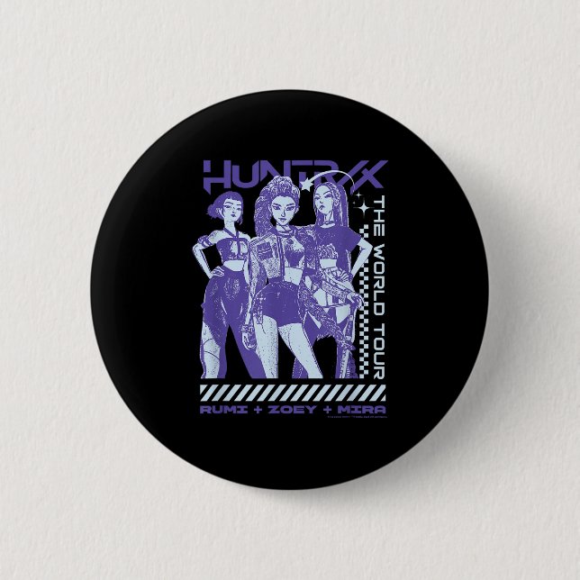 Kp Demon Hunters Halloween Huntrix The World Tour  Button (Front)