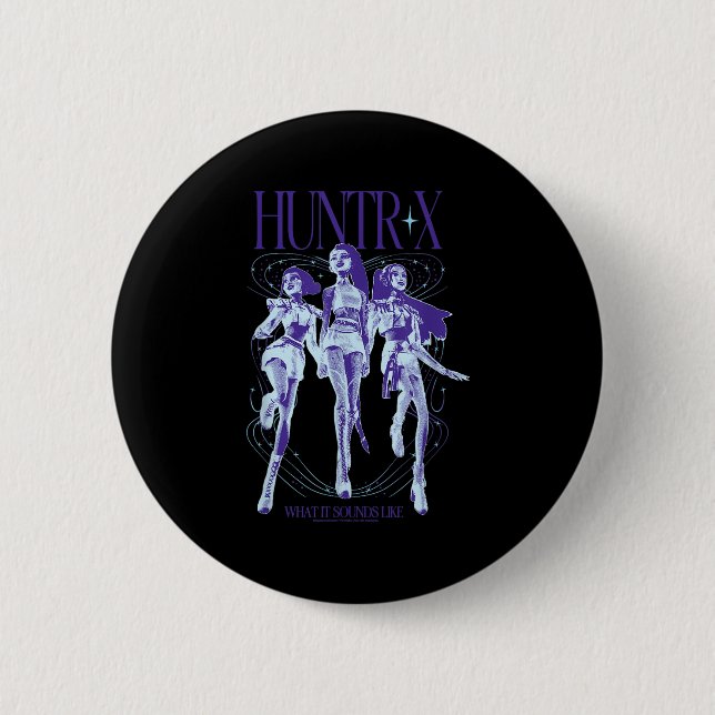 Kp Demon Hunters Halloween Huntrix What It Sounds  Button (Front)