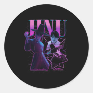 Kp Demon Hunters Halloween Jinu Showcase Y2k Style Classic Round Sticker