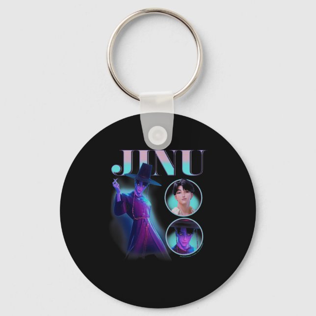 Kp Demon Hunters Halloween Jinu Y2k Style Showcase Keychain (Front)