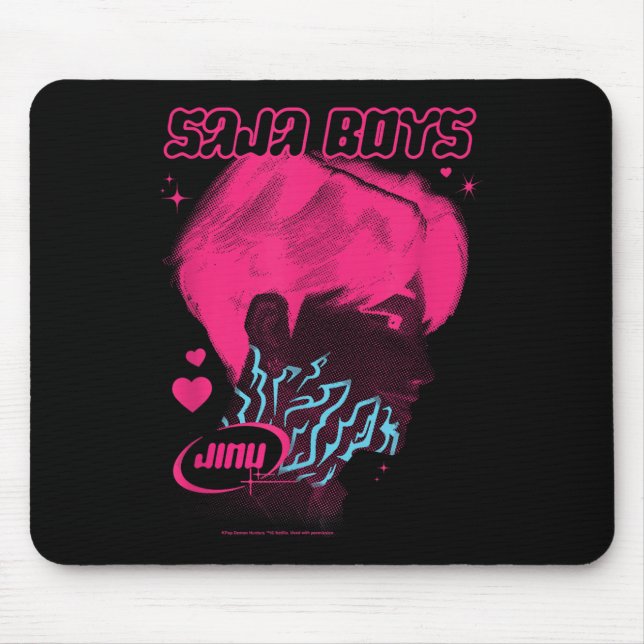 Kp Demon Hunters Halloween Saja Boys Jinu Demon Ma Mouse Pad (Front)