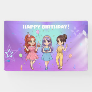 KPOP Birthday Banner