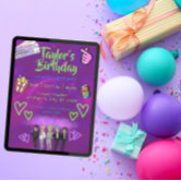 Korean Pop Music K-Pop Black Pink Birthday Party Invitation | Zazzle