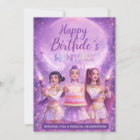 KPOP Demon Hunters Magical Birthday Poster