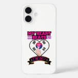 KPop Heart Korea Flag Hand Symbol Music Design iPhone 16 Case