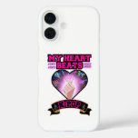 KPop Heart Korea Flag Snap Hand Music Symbol iPhone 16 Case
