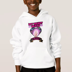 KPop Heart Korea Flag Snap Hand Music Symbol Hoodie