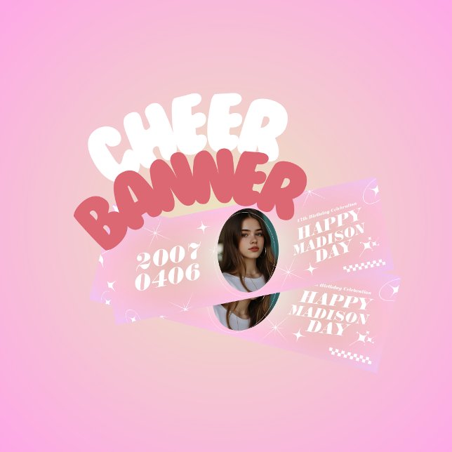 Kpop Idol Birthday Fancafe Style Cheer Banner Poster (Creator Uploaded)