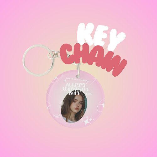 Kpop Idol Birthday Fancafe Style  Keychain