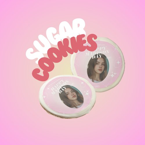 Kpop Idol Birthday Fancafe Style Sugar Cookies
