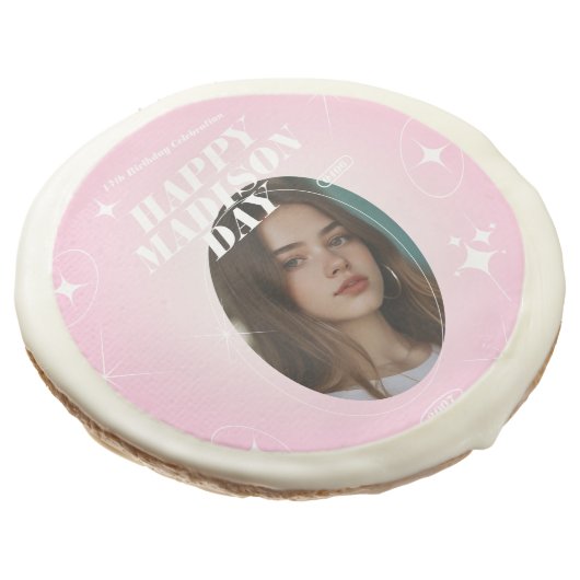 Kpop Idol Birthday Fancafe Style Sugar Cookies (Angled)