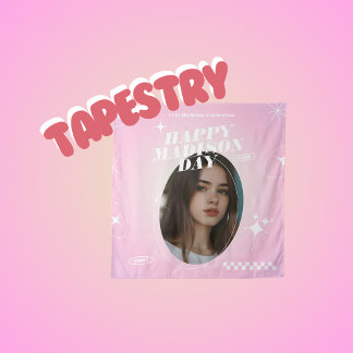 Kpop Idol Birthday Fancafe Style Tapestry