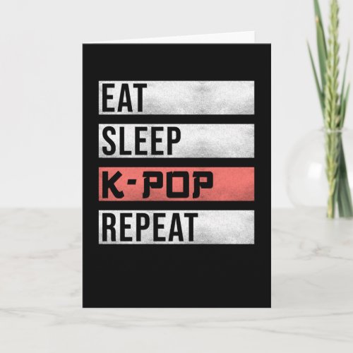 Kpop K_pop Saying Funny Card