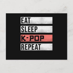 Kpop K-pop Saying Funny Postcard
