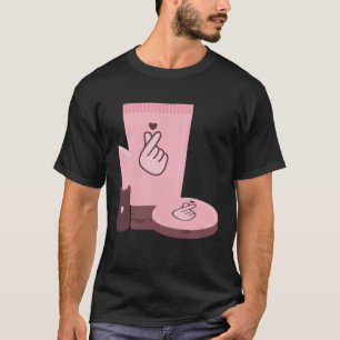 Kpop Korean Drama Makeup K pop Heart Merch T-Shirt