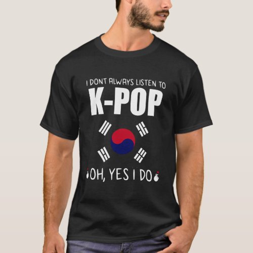 Kpop Korean Pop Merchandise South Korea Gift T_Shirt