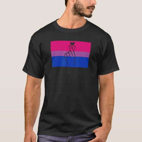 Kpop Merchandise Fan Addict Gay Bisexual Pride Fla T_Shirt