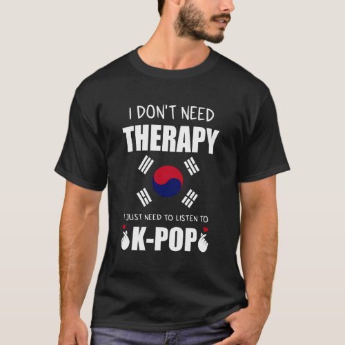 Kpop Merchandise South Korea Korean Pop T_Shirt