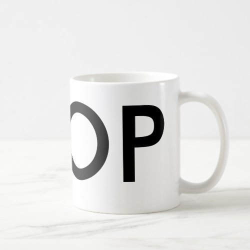 Kpop  Music Fan Gift black and white Coffee Mug