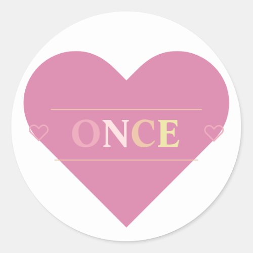 Kpop Once Twice Cute Teen Aesthetic Classic Round Sticker