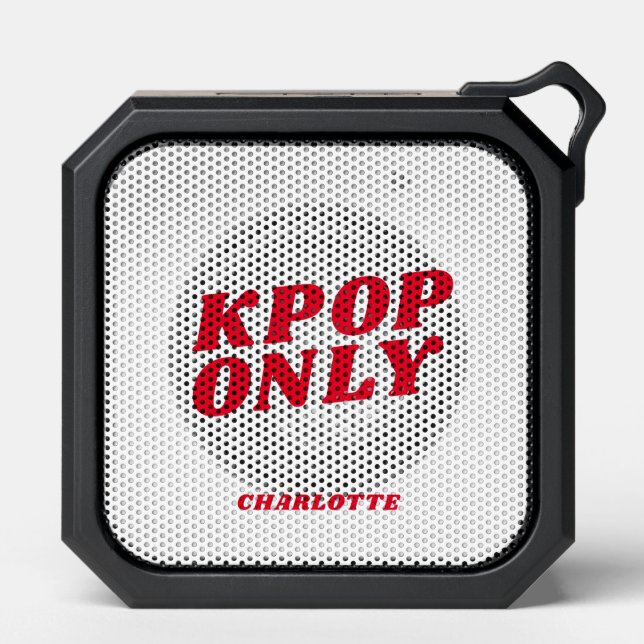 "KPOP" ONLY (Customizable to Group/Artist Name) Bluetooth Speaker (Front)