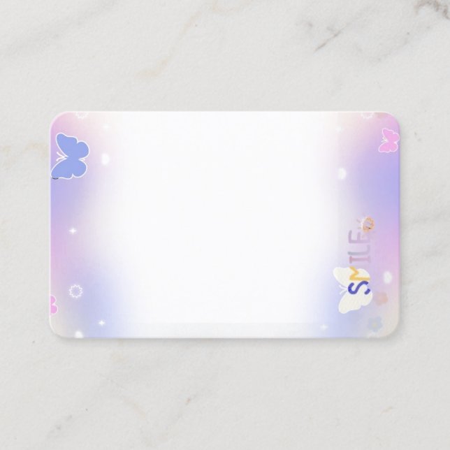 Kpop photocards business card (Front)