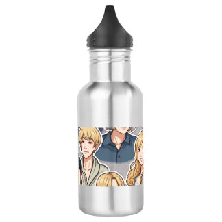 Kpop stainless steel water bottle