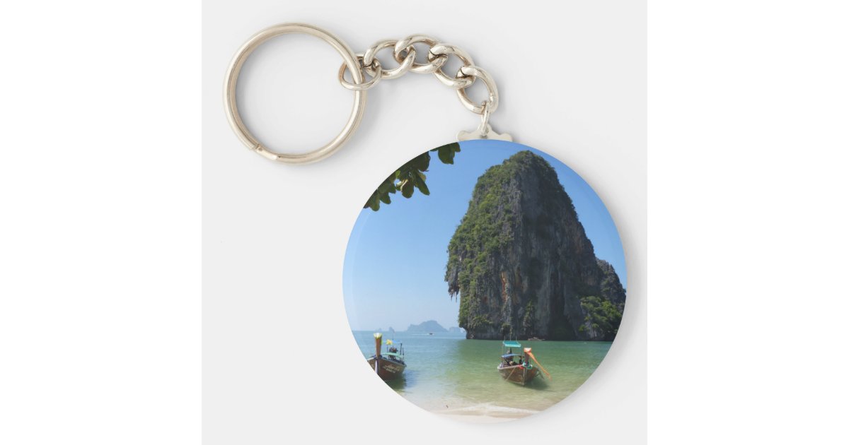Krabi beach, Thailand. Keychain