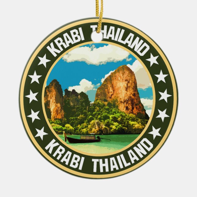 Krabi                                              ceramic ornament (Front)