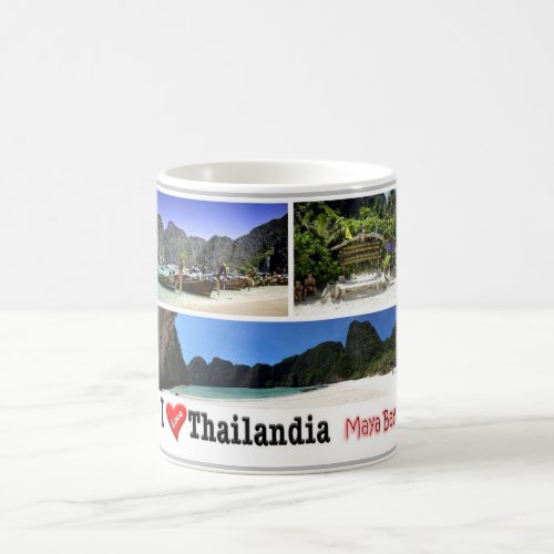 Krabi _ Maya Bay _ Thailand _ I Love _ Coffee Mug