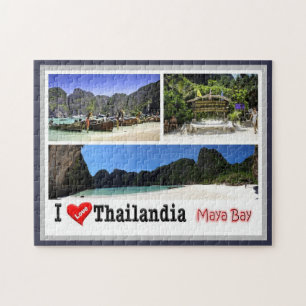 Krabi - Maya Bay - Thailand - I Love - Jigsaw Puzzle