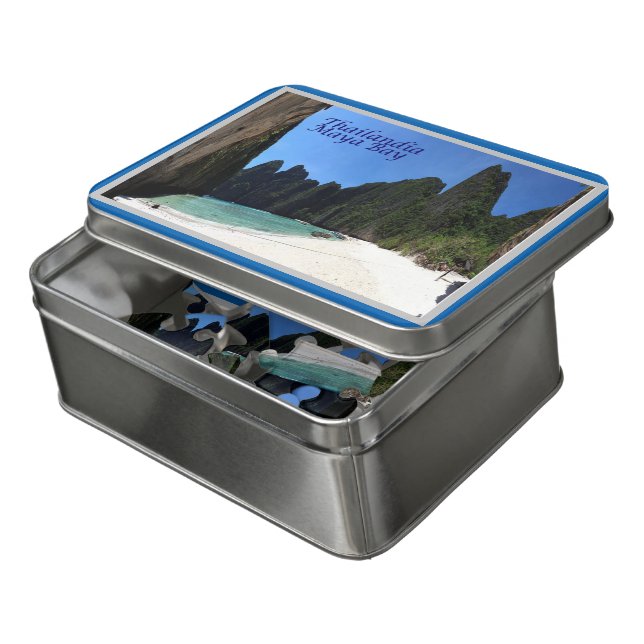 Krabi - Maya Bay - Thailand - Jigsaw Puzzle (Lid Open)